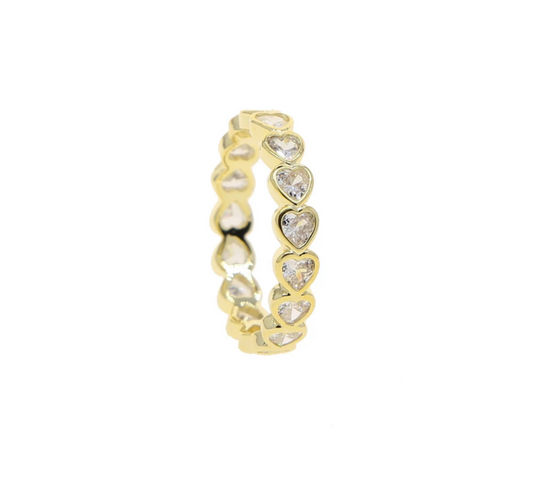 Hearts tennis ring