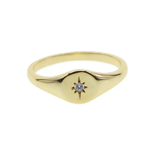 Celestial pinky ring