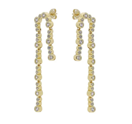 Bubbly dropdown earrings