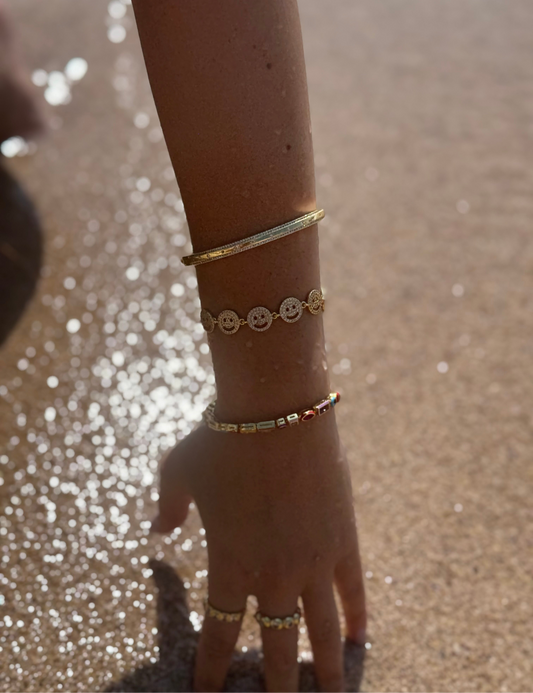 Honey hoop bangle