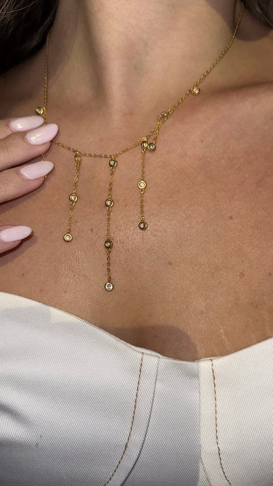 Bubbly tangled necklace