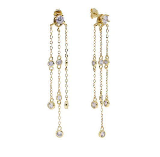 Tasseled earrings