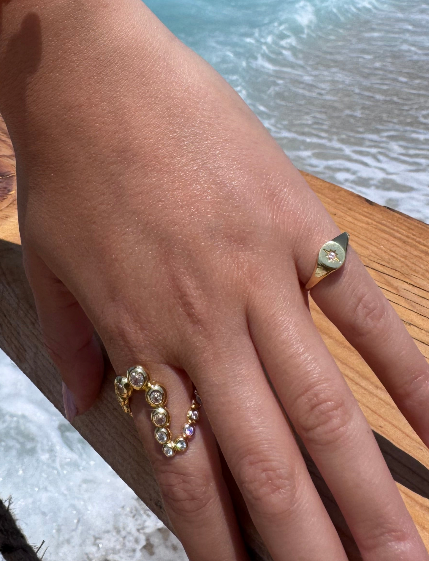 Z twisted bubbly ring
