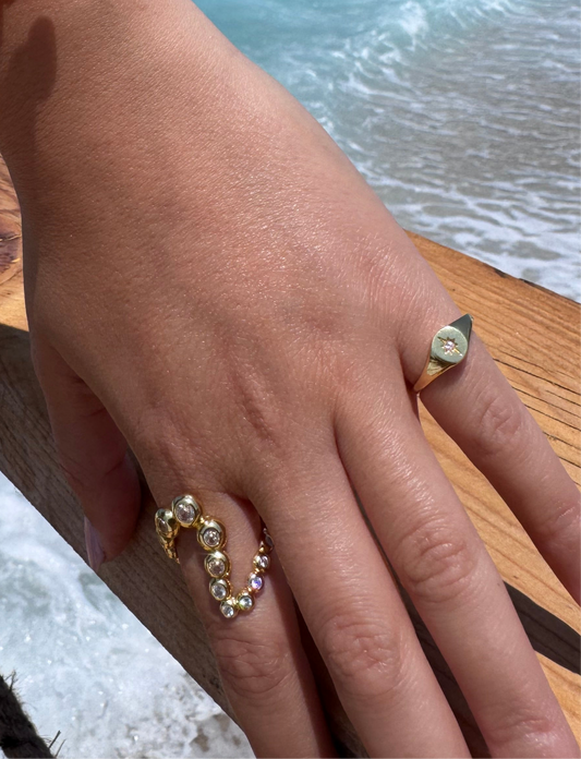 Z twisted bubbly ring