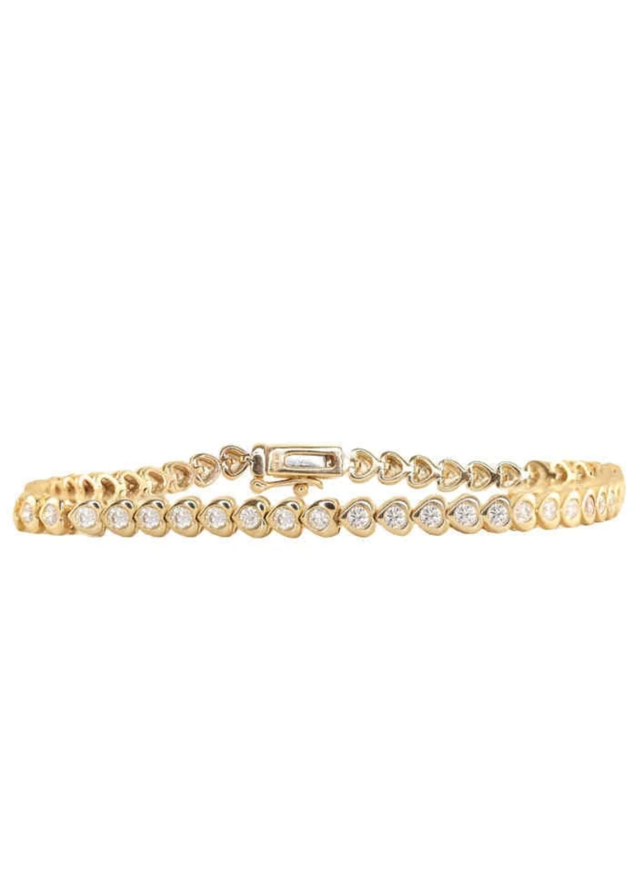 Hearts tennis bracelet