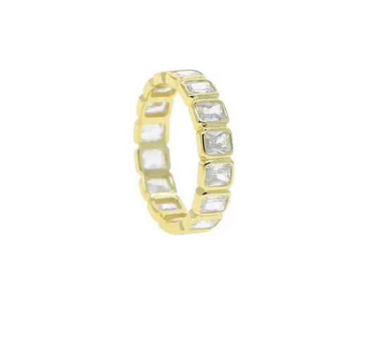 Squared tennis ring
