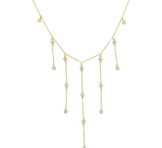 Bubbly tangled necklace