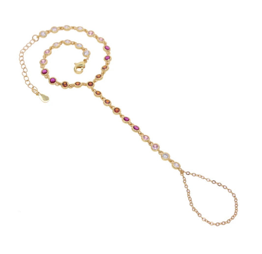 Pink degrade handchain