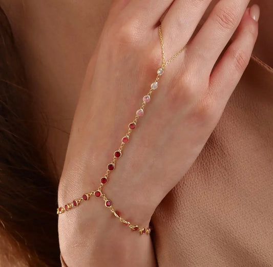 Pink degrade handchain