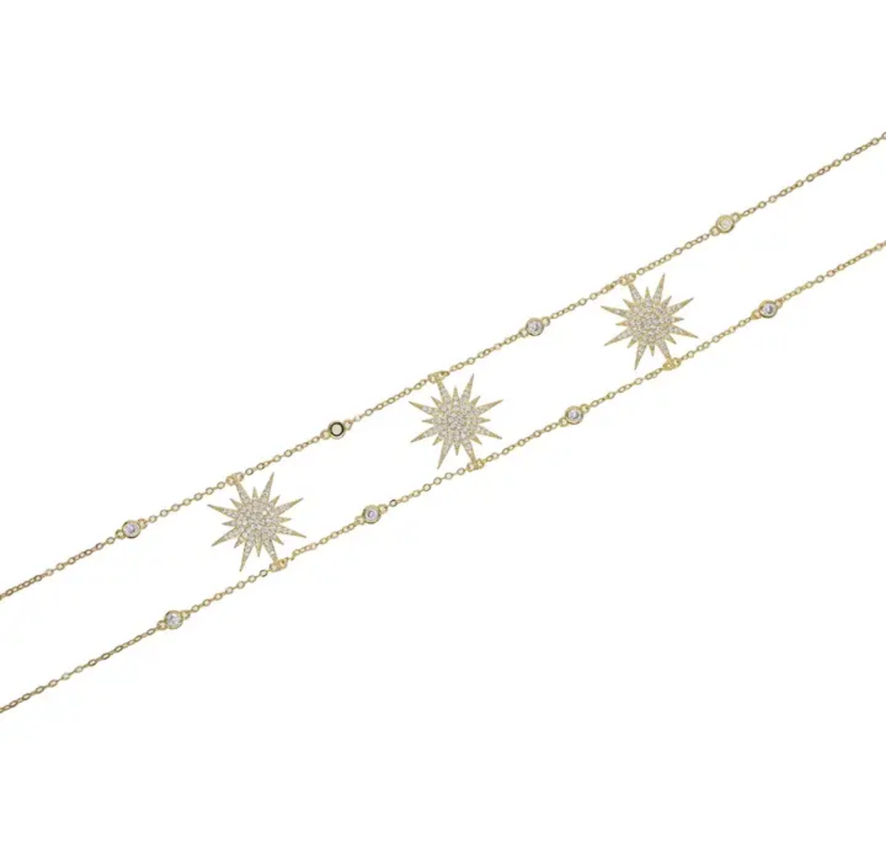 Starburst charm chocker